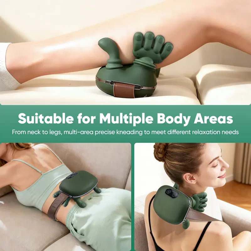Upgraded Neck & Shoulder Massager - 4D Kneading with Heat