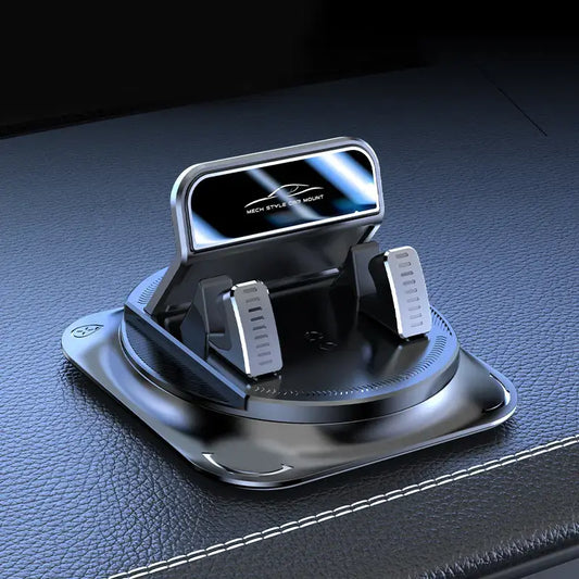 360° Rotation Car Dashboard Phone Holder – Non-Slip Mount for iPhone & Android