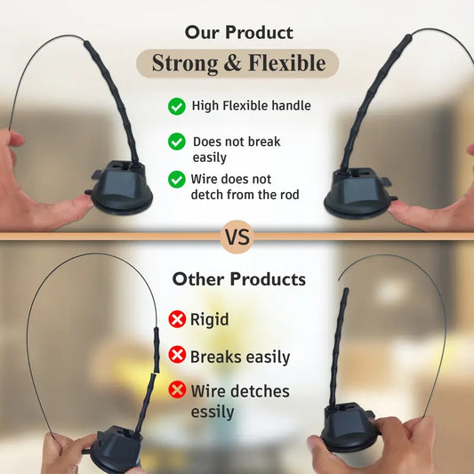 Cat Toy Wand 10-in-1 Interactive Feather Wand with Suction Cup – Hands-Free Indoor Cat Toy