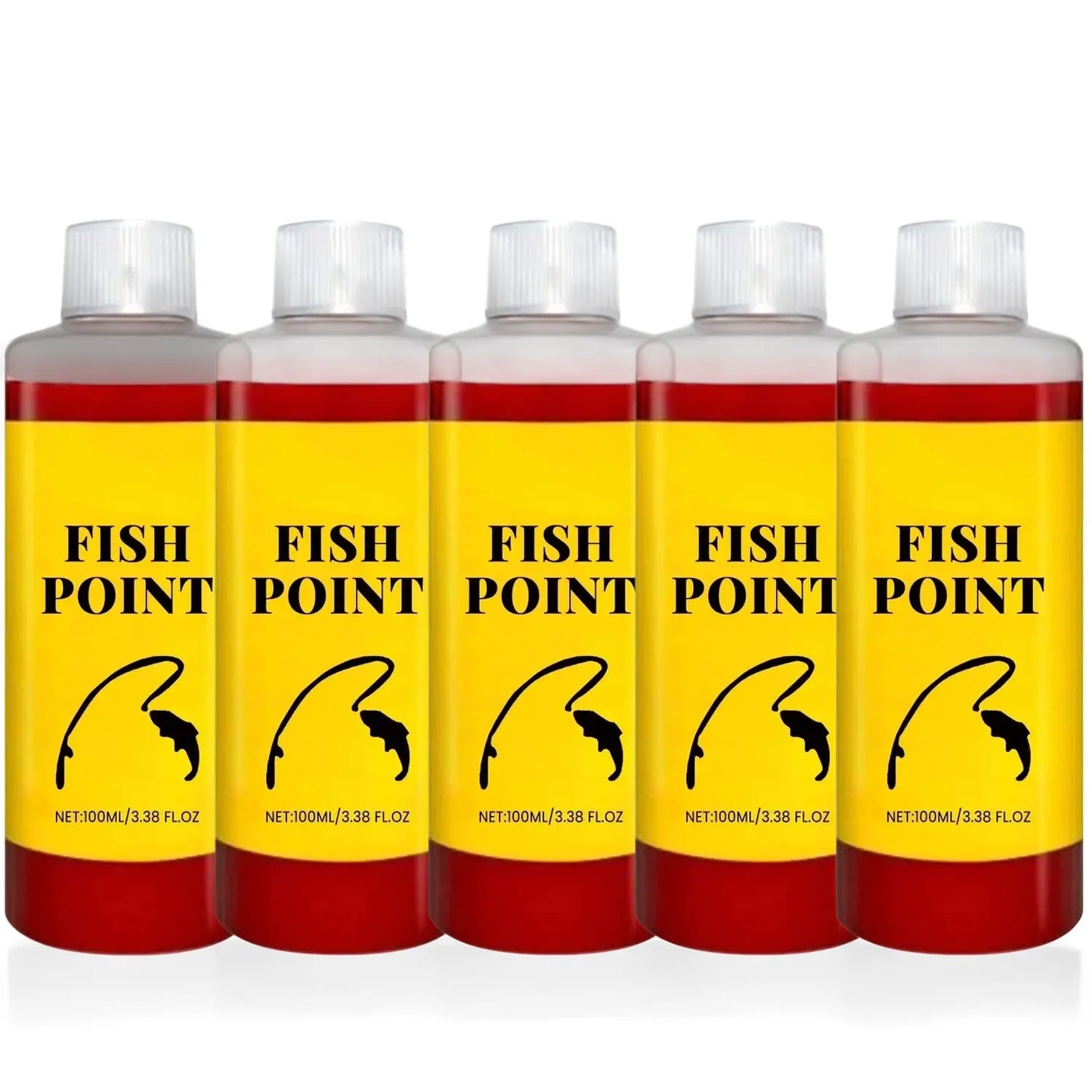 Concentrated Fish Attractant Liquid – Fast-Acting Red Worm Bait Additive for Freshwater Fishing, Enhances Scent & Improves Bite Response (100ml)