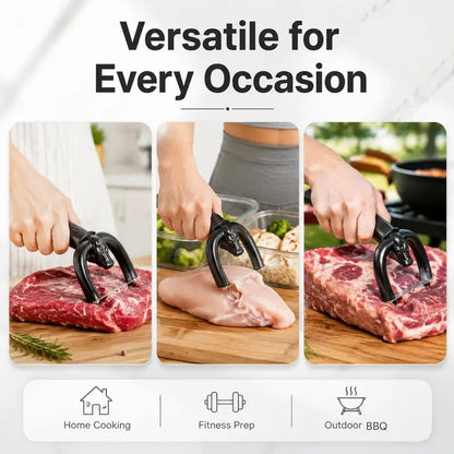 Handheld Meat Fat Trimmer & Slicer - Ergonomic Beef & Pork Butchering Tool for Home Kitchen & BBQ