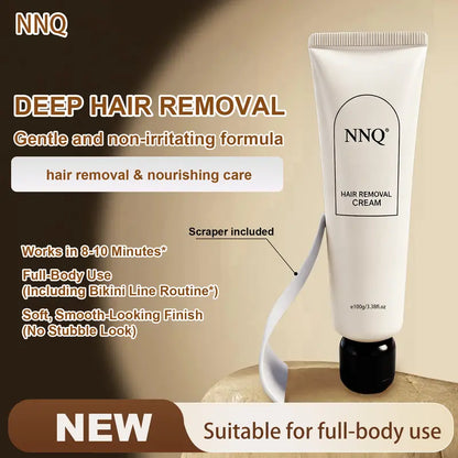 Hair Removal Cream — Gentle Plant-Based, Fast-Acting & Odorless Formula