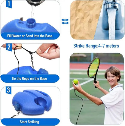 Tennis-Trainer Set 2pcs Tennis Bouncing Balls Tennis Ball |  Portable Innovative Ball Game for Outdoors, in The Garden, in The Park for Children & Adults