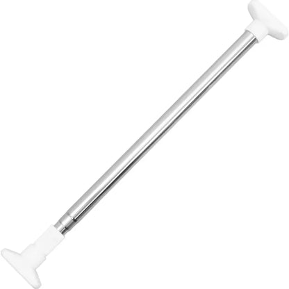 Adjustable Tension Curtain Rod - No-Drill Telescoping Spring Pole for Closet, Bathroom & Window Frame