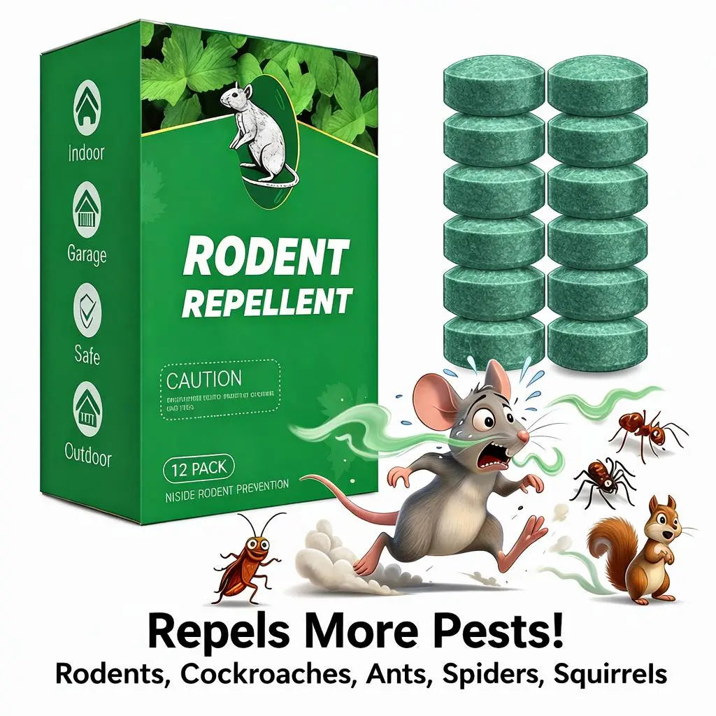 12 Pack Natural Pest Repellent Tablets – Peppermint Oil Formula