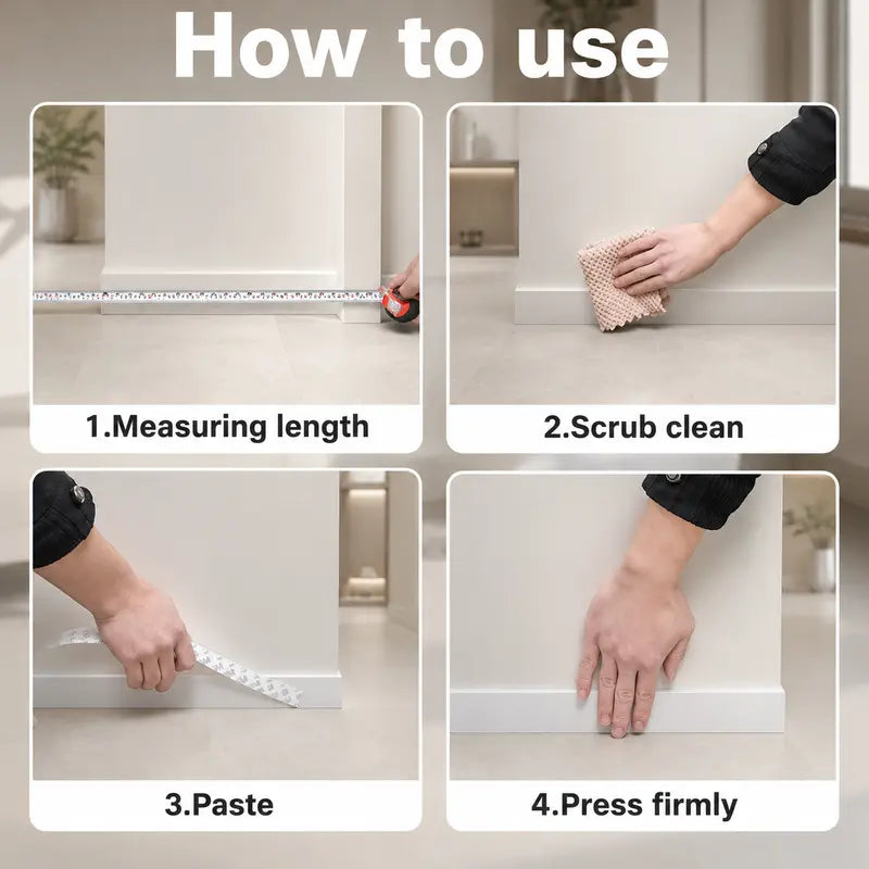 Self-adhesive sealing strip; windproof and heat-insulating tape; suitable for sealing doors, windows, and shower enclosures.