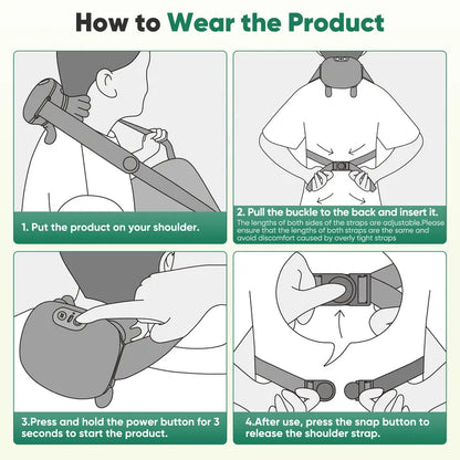 Upgraded Neck & Shoulder Massager - 4D Kneading with Heat