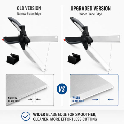 2-in-1 Kitchen Scissors with Cutting Board – Stainless Steel Blade & Safety Lock
