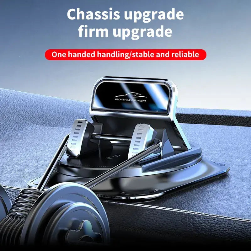360° Rotation Car Dashboard Phone Holder – Non-Slip Mount for iPhone & Android