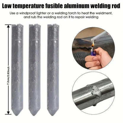 Low-Temperature Flux-Cored Aluminum Welding Rods – Multi-Metal Repair