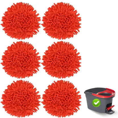 Tidy Monster Chenille Duster Replacement Heads for O-Cedar – 2025 Unique Design, Turns Mop into Long-Handle Duster, Dry Use Only (Bucket & Handle Not Included)