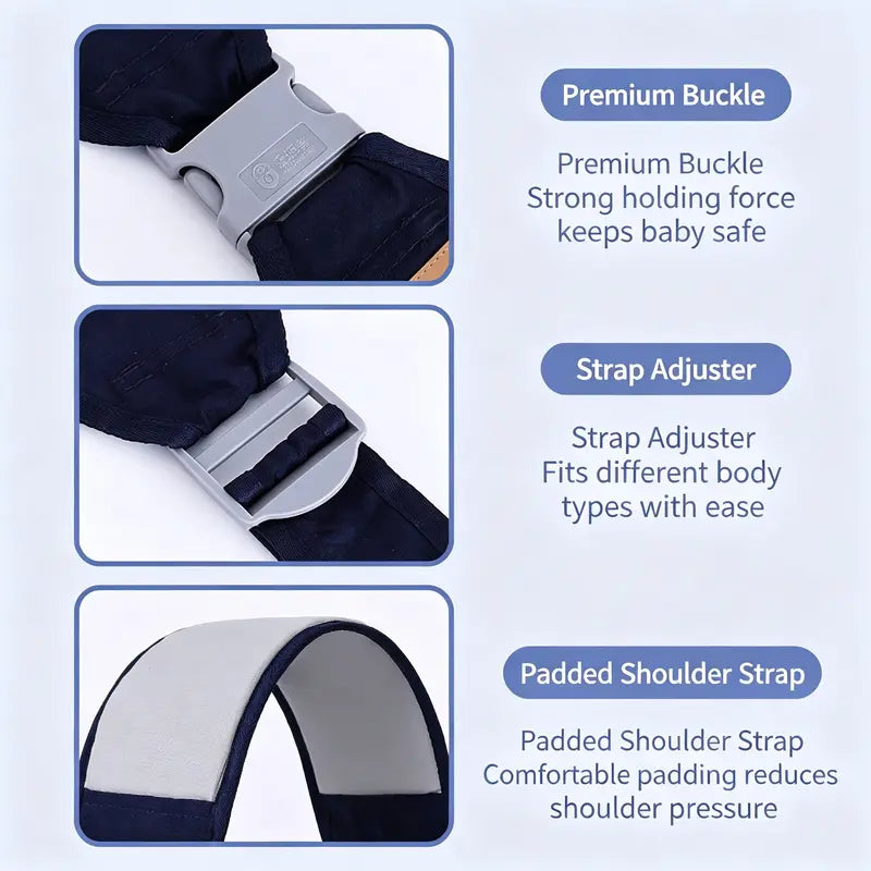 Adjustable Baby Sling Carrier – Lightweight Breathable Mesh