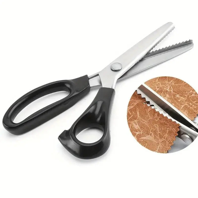 Stainless Steel Zig Zag Pinking Scissors with Serrated Blade