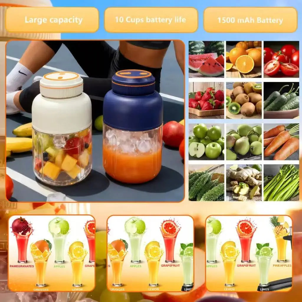 Multifunctional Portable Juicer and Blender Cup