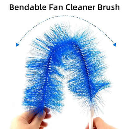 3-Pack Bendable Microfiber Fan Cleaner Brush – Reusable & Washable Duster