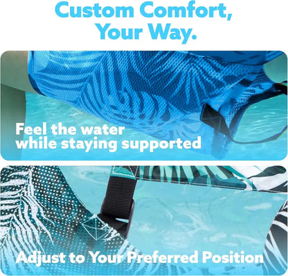 Inflatable Pool Floats Adult, 2 Packs / 1 Pack Floating Lounge Chairs, Blow up Pool Noodles for Adult Heavy Duty, Floating Chair for Party Summer Water Beach Lake Fun Summervibes