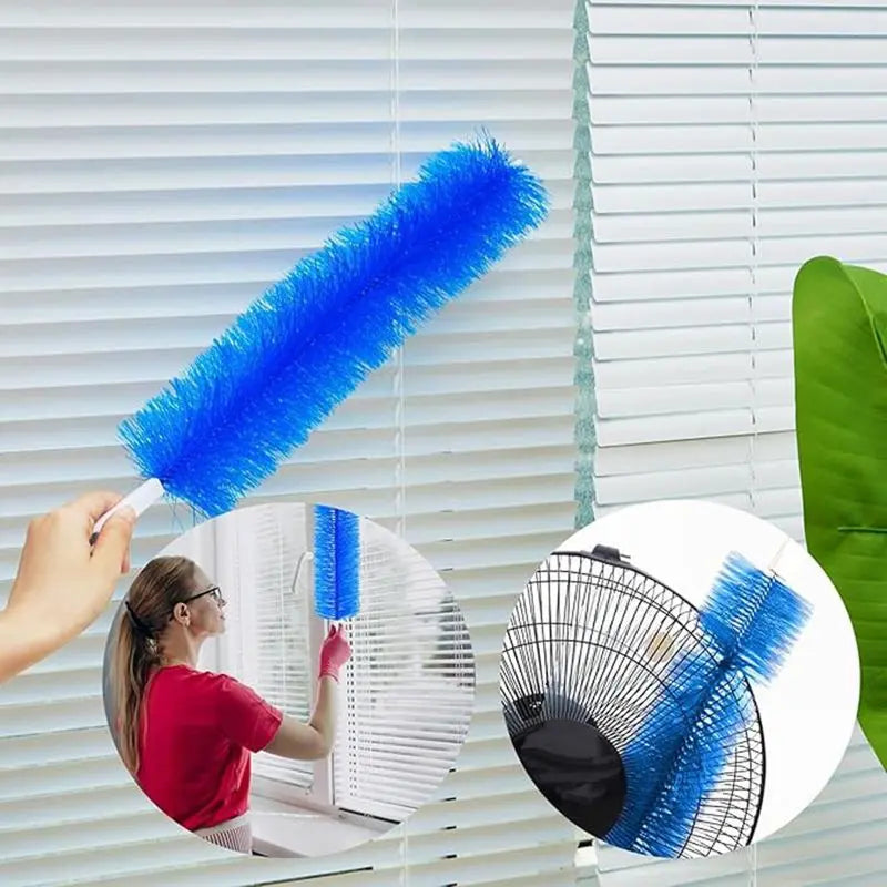 3-Pack Bendable Microfiber Fan Cleaner Brush – Reusable & Washable Duster