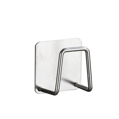 Adhesive Sponge Holder for Kitchen Sink - Stainless Steel Rust Proof Waterproof Sink Caddy