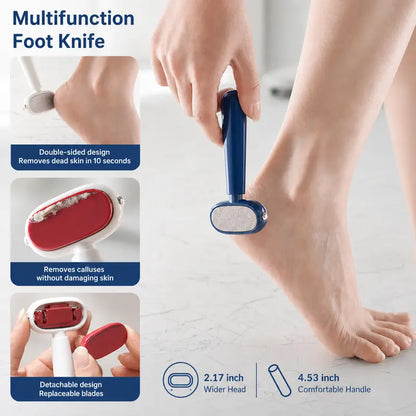 Double-sided foot callus remover