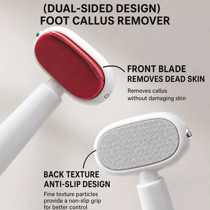 Double-sided foot callus remover