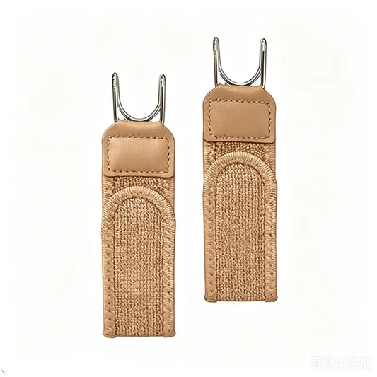 No Show Invisible Belt for Men & Women - Adjustable Non-Elastic Fabric Belt with Metal Hook for Jeans & Pants