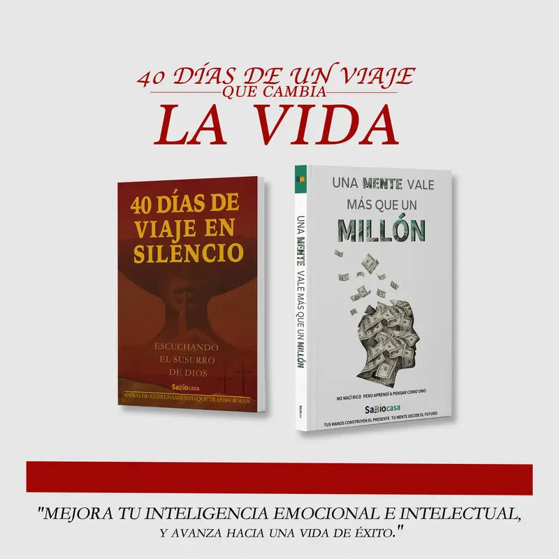 40-Day Transformation Combo: Emotional Intelligence Guide + Success Mindset Manual (Spanish)