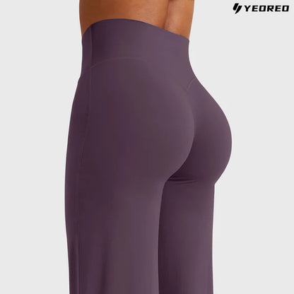 High-Waist Wide-Leg Yoga Pants