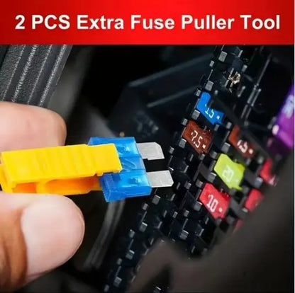 306PCS Car Blade Fuse Assortment Set with Circuit Tester & Fuse Puller - Automotive Motorcycle Truck