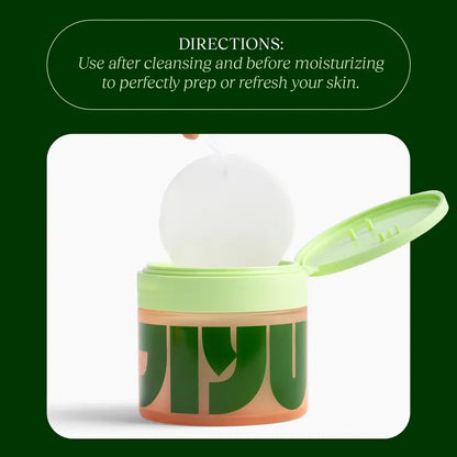 Jiyu Korean Skincare Gentle Hydrating Toner Pads - 100 ct