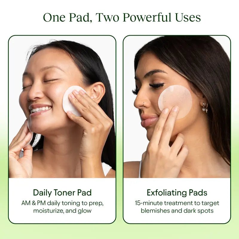 Jiyu Korean Skincare Gentle Hydrating Toner Pads - 100 ct