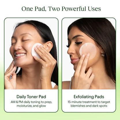 Jiyu Korean Skincare Gentle Hydrating Toner Pads - 100 ct