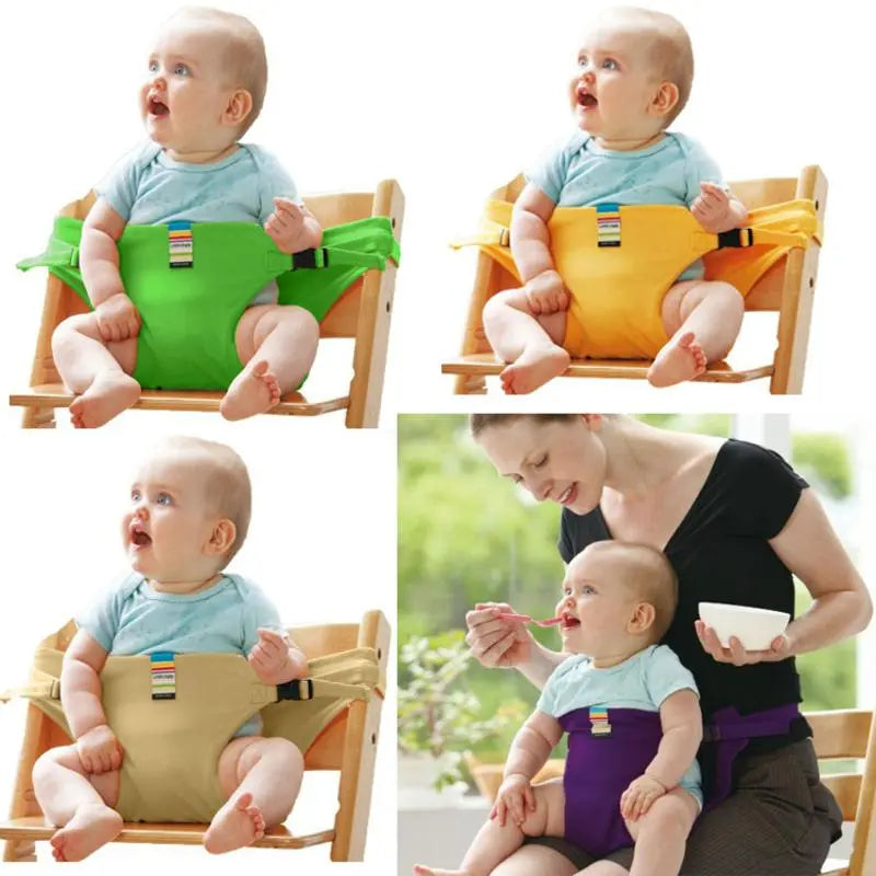 Harness Seat for High Chair Feeding Safety Seat with Strap, Booster Harness Belt Portable Dining Seat Strap for Travel Home Restaurant Shopping