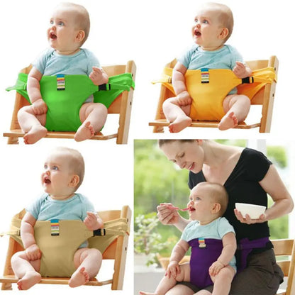 Harness Seat for High Chair Feeding Safety Seat with Strap, Booster Harness Belt Portable Dining Seat Strap for Travel Home Restaurant Shopping