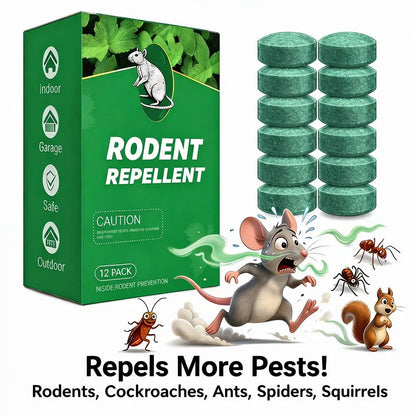 12 Pack Natural Pest Repellent Tablets – Peppermint Oil Formula