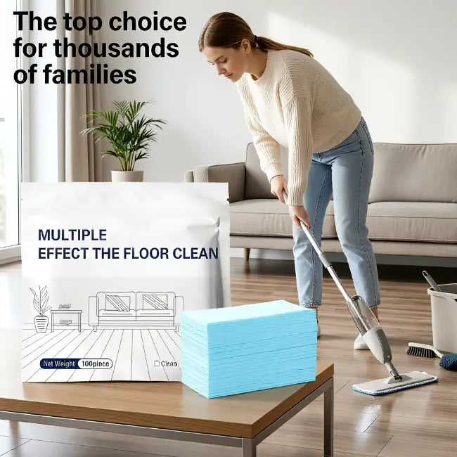200 Piece Floor Cleaning Tablets Multi-Surface Cleaner for Hardwood Laminate Tile & RV Walls Antibacterial Deodorization Maintenance
