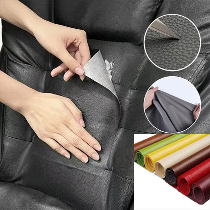 Extra-Large Self-Adhesive Leather Repair Patch (50×137cm) — Cut to Size