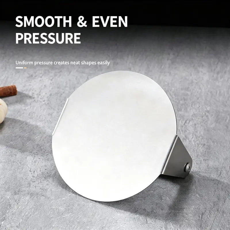 Stainless Steel Smash Burger Press 4.72" - Non-Stick Grill Press for Blackstone & Flat Top Grills | Dishwasher Safe