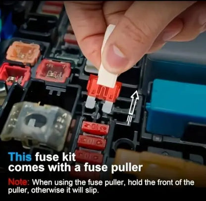 306PCS Car Blade Fuse Assortment Set with Circuit Tester & Fuse Puller - Automotive Motorcycle Truck