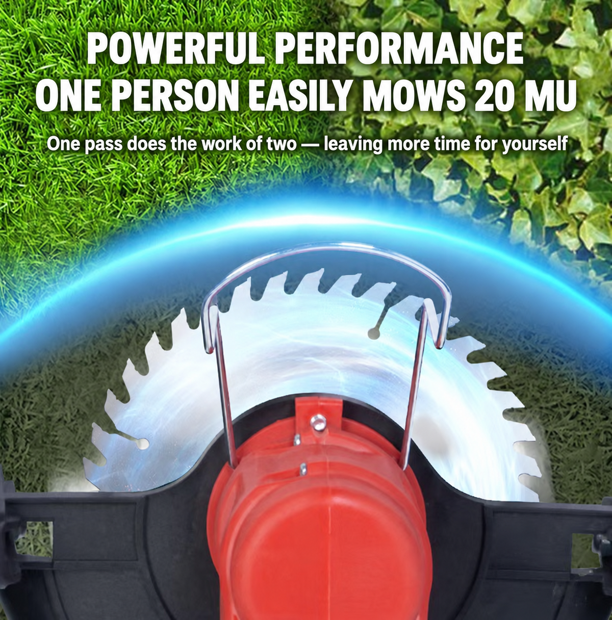Cordless Electric Grass Trimmer/Weeder — 3-in-1 Lithium-Powered Garden Trimmer for Home Use