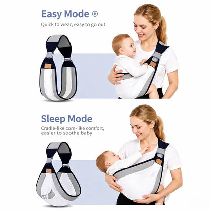 Adjustable Baby Sling Carrier – Lightweight Breathable Mesh