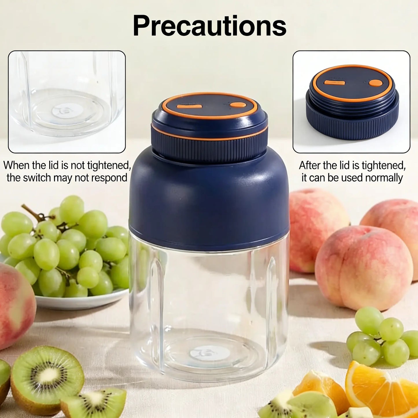 Multifunctional Portable Juicer and Blender Cup