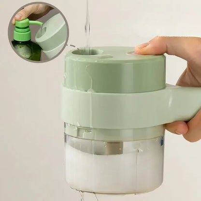USB charging port on top of the food chopper