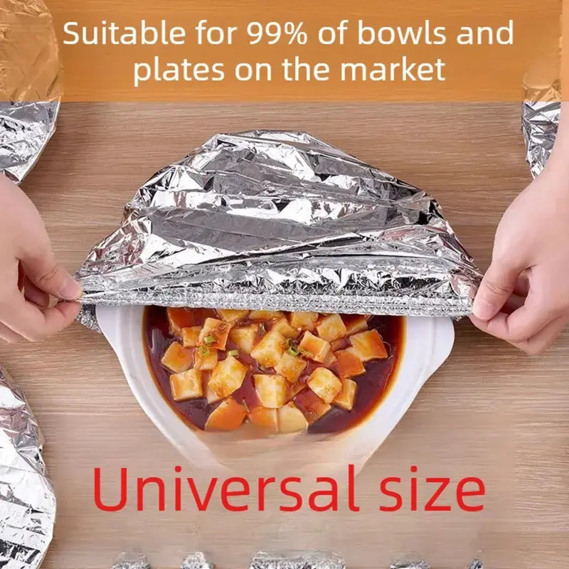 Aluminum Foil Heat-Retaining Food Cover 50PCS