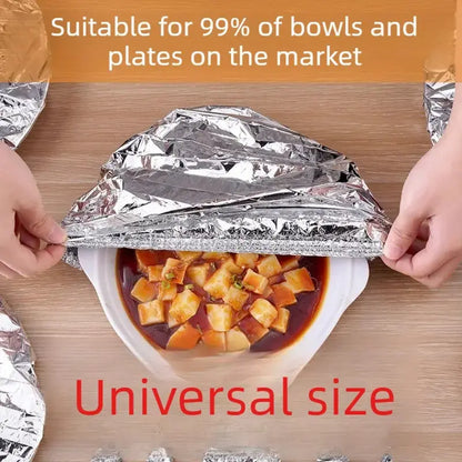 Aluminum Foil Heat-Retaining Food Cover 50PCS