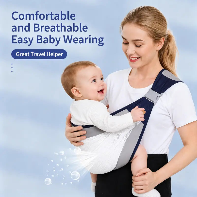 Adjustable Baby Sling Carrier – Lightweight Breathable Mesh