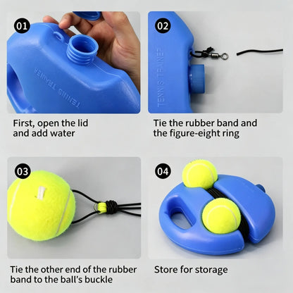 Tennis-Trainer Set 2pcs Tennis Bouncing Balls Tennis Ball |  Portable Innovative Ball Game for Outdoors, in The Garden, in The Park for Children & Adults