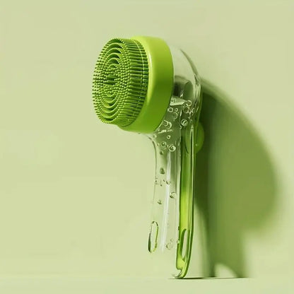 2026 New 2 in 1 Pet Bath & Grooming Brush with Built-in Soap Dispenser